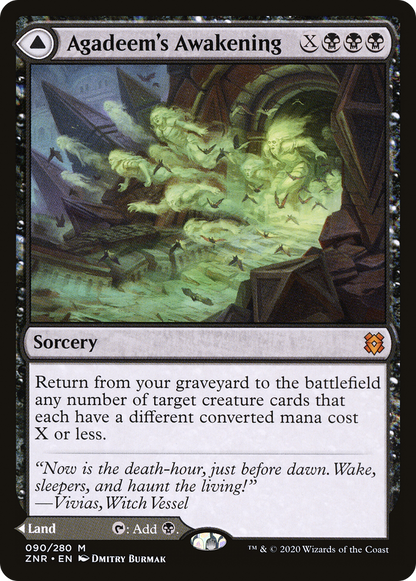 {R} Agadeem's Awakening // Agadeem, the Undercrypt [ZNR-090][ZNR 090]