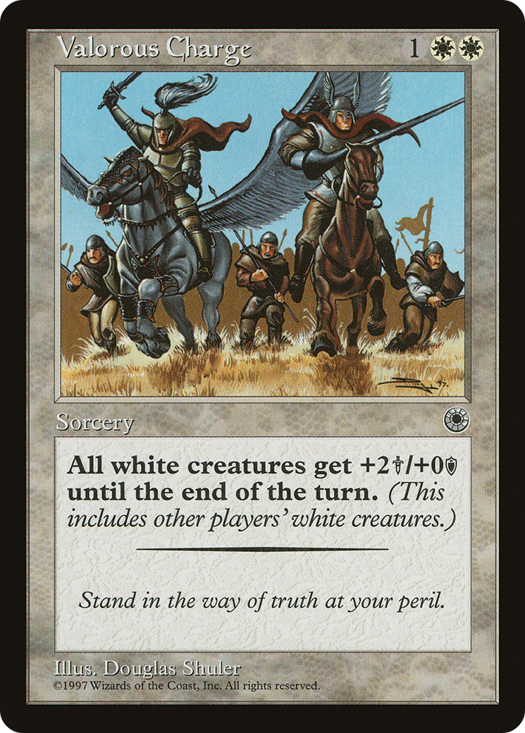 {C} Valorous Charge [Portal][POR 034]