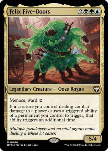 {R} Felix Five-Boots [Outlaws of Thunder Junction Commander][OTC 006]