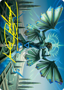 {A} Tanazir Quandrix Art Card (Gold-Stamped Signature) [Strixhaven: School of Mages Art Series][GS ASTX 060]