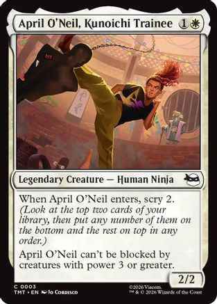 April O'Neil, Kunoichi Trainee [TMT 003]  Foil