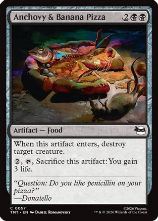 Anchovy & Banana Pizza [TMT 057]  Foil