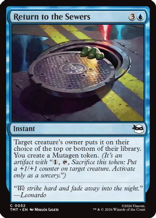 Return to the Sewers [TMT 052]