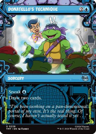Donatello's Technique (Showcase) [TMT 228]  Foil