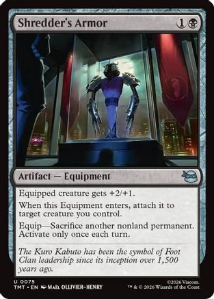 Shredder's Armor [TMT 075]  Foil