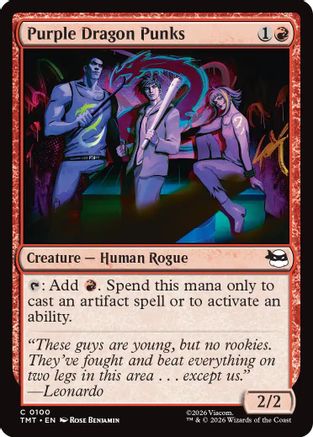 Purple Dragon Punks [TMT 100]  Foil