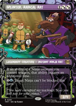 Splinter, Radical Rat (Showcase) [TMT 251]