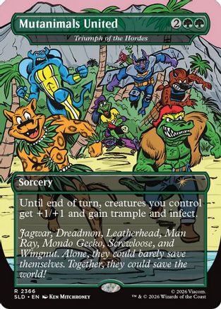 Mutanimals United - Triumph of the Hordes [SLD 2366]  Foil