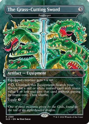 The Grass-Cutting Sword - Sunforger [SLD 2381]  Foil