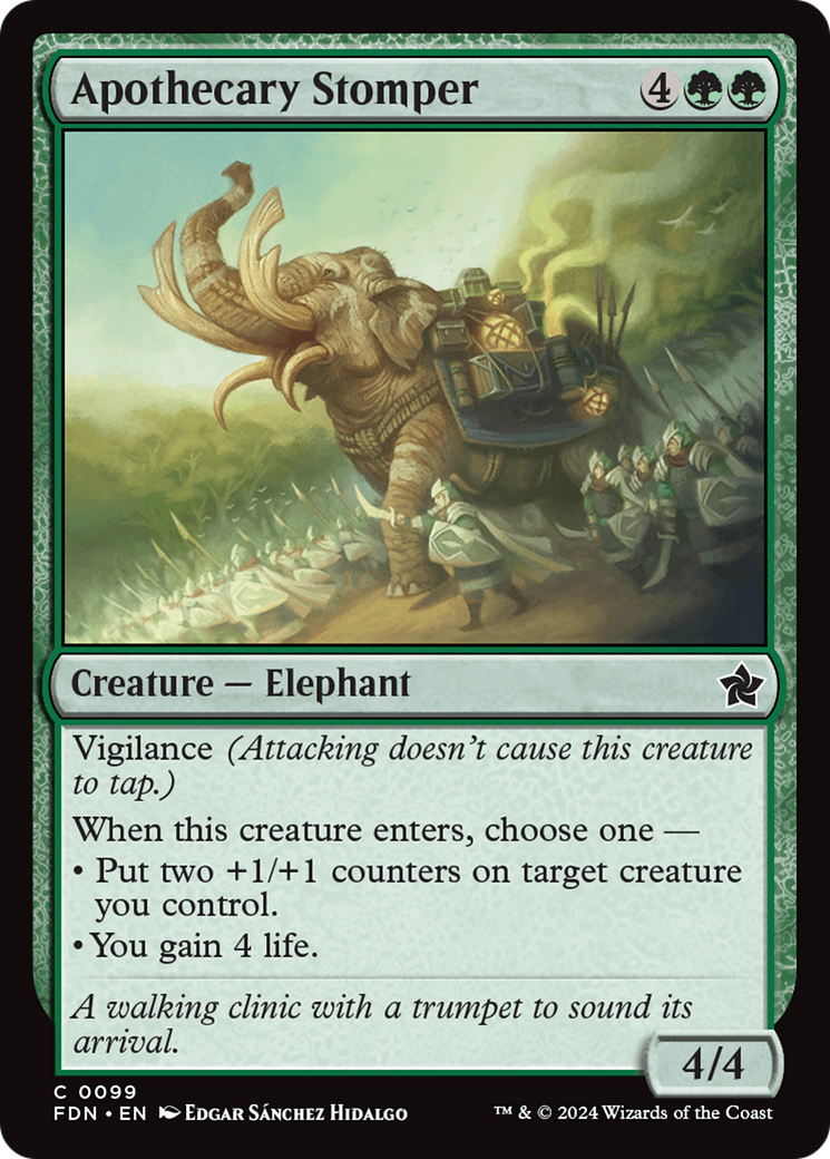 {@C} Apothecary Stomper [Foundations][FDN 099]