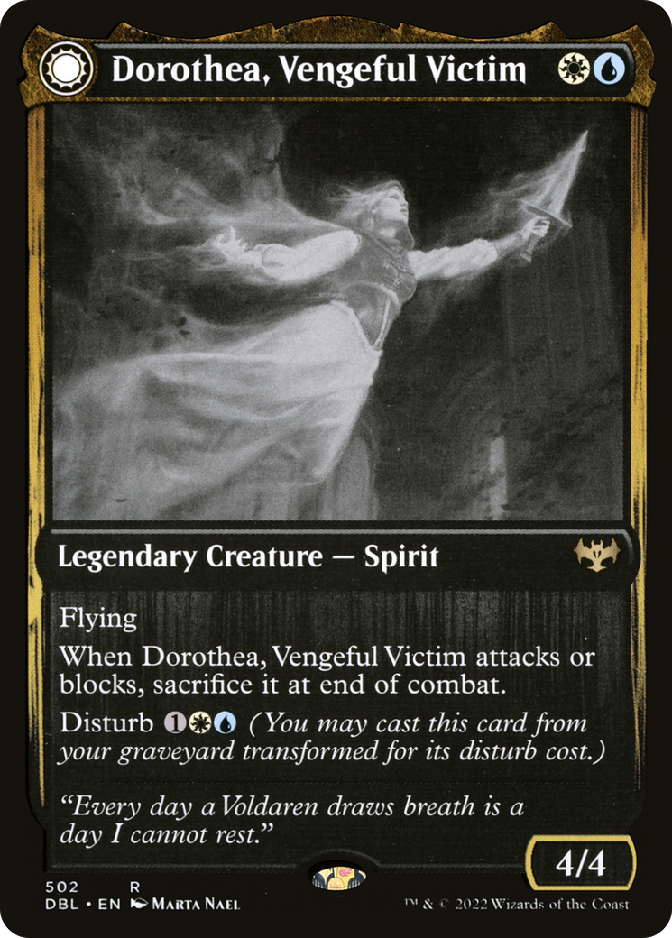 {R} Dorothea, Vengeful Victim // Dorothea's Retribution [Innistrad: Double Feature][DBL 502]