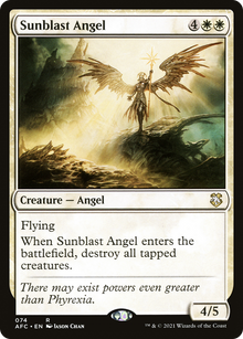 {R} Sunblast Angel [Dungeons & Dragons: Adventures in the Forgotten Realms Commander][AFC 074]
