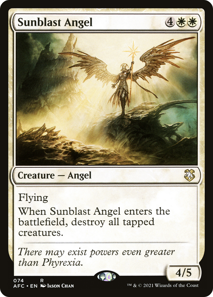 {R} Sunblast Angel [Dungeons & Dragons: Adventures in the Forgotten Realms Commander][AFC 074]