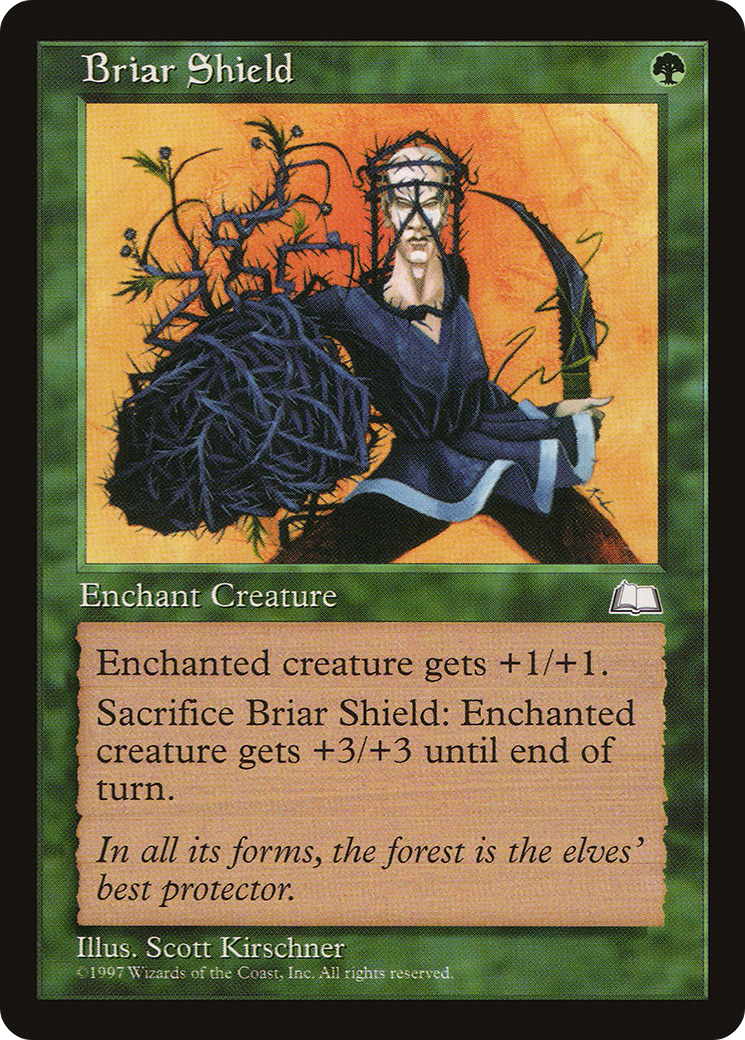 {C} Briar Shield [Weatherlight][WTH 121]