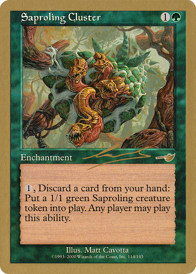 {R} Saproling Cluster (Nicolas Labarre) [World Championship Decks 2000][GB WC00 NL114]