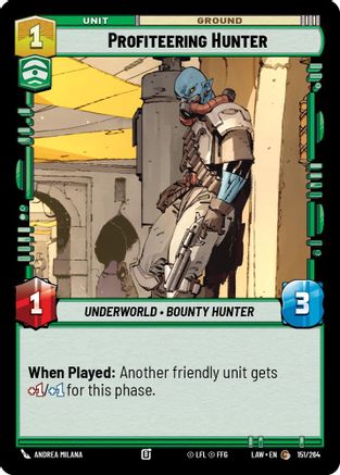 Profiteering Hunter (151/264) - A Lawless Time