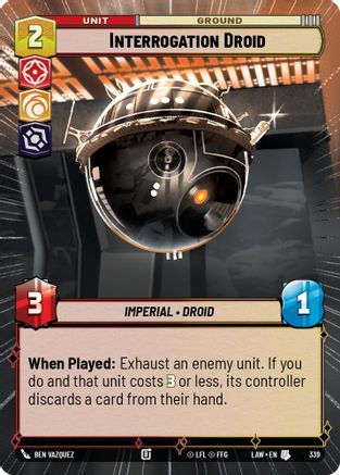 Interrogation Droid (Hyperspace) (339) - A Lawless Time