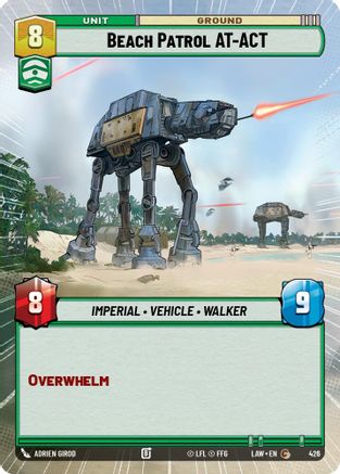 Beach Patrol AT-ACT (Hyperspace) (426) - A Lawless Time