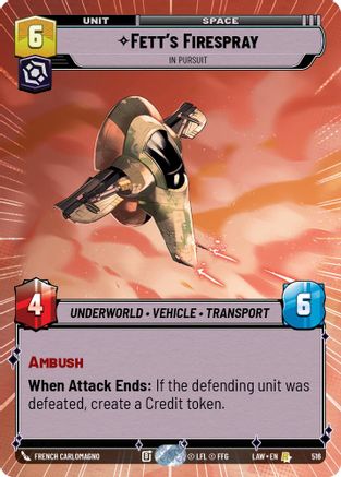 Fett's Firespray - In Pursuit (Hyperspace) (516) - A Lawless Time