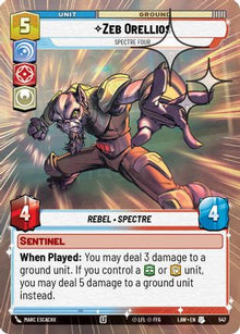Zeb Orellios - Spectre Four (Hyperspace Foil) (547) - A Lawless Time Foil