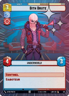 Bith Brute (Hyperspace Foil) (551) - A Lawless Time Foil
