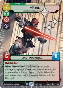 Maul - Master of the Shadow Collective (Hyperspace Foil) (556) - A Lawless Time Foil