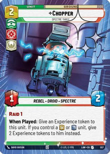 Chopper - Spectre Three (Hyperspace Foil) (557) - A Lawless Time Foil