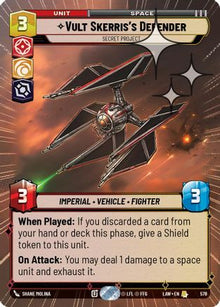Vult Skerris's Defender - Secret Project (Hyperspace Foil) (578) - A Lawless Time Foil