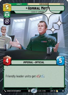 Admiral Motti - Chain of Command (Hyperspace Foil) (641) - A Lawless Time Foil