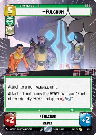 Fulcrum (Hyperspace Foil) (652) - A Lawless Time Foil