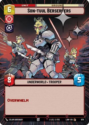 Son-tuul Berserkers (Hyperspace Foil) (679) - A Lawless Time Foil