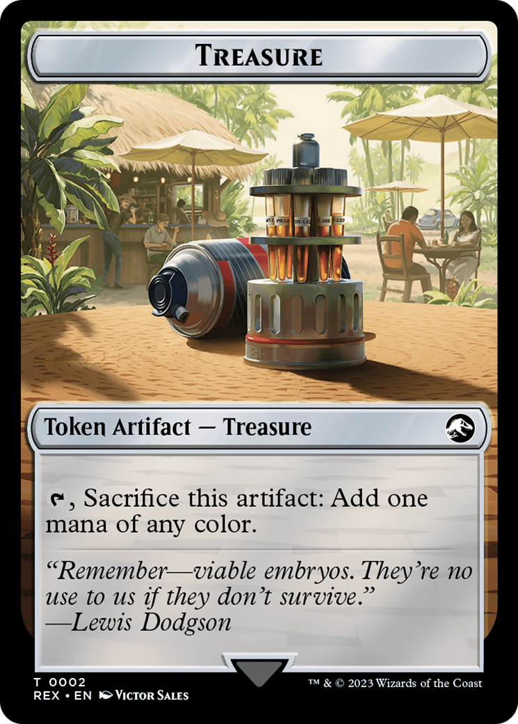 {T} Treasure (0002) // Gnome Soldier Double-Sided Token [Jurassic World Collection Tokens][TREX 2//3]