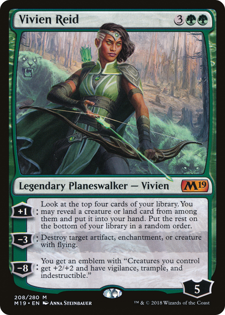 {R} Vivien Reid [Core Set 2019][M19 208] - Misty Mountain Games