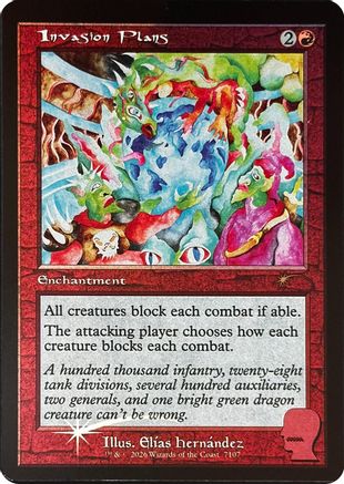 Invasion Plans [SLD 7107]  Foil