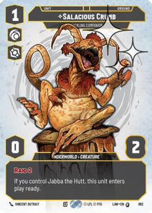 Salacious Crumb - Cackling Companion (Prestige Foil) (862) - A Lawless Time Foil