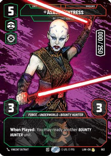 Asajj Ventress - Reluctant Hunter (Serialized) (863) - A Lawless Time Foil