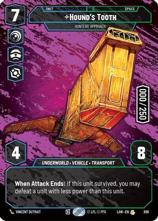 Hound's Tooth - Hunters' Approach (Serialized) (866) - A Lawless Time Foil