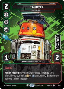 Chopper - Spectre Three (Serialized) (873) - A Lawless Time Foil