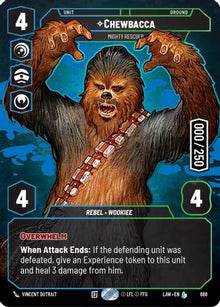 Chewbacca - Mighty Rescuer (Serialized) (888) - A Lawless Time Foil