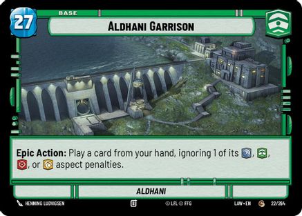 Aldhani Garrison // Shield (22 // T03) - A Lawless Time