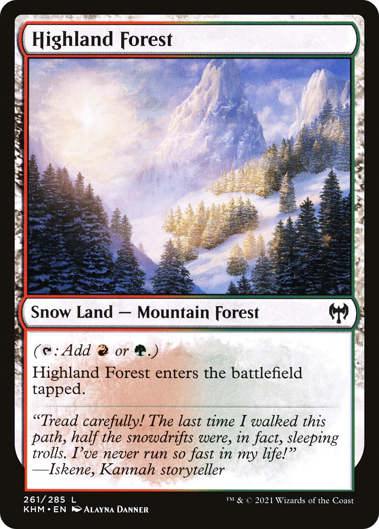 {C} Highland Forest [Kaldheim][KHM 261]
