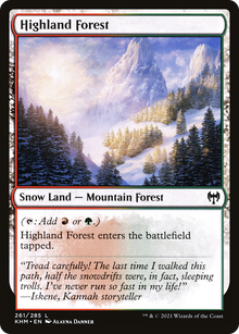 {C} Highland Forest [Kaldheim][KHM 261]