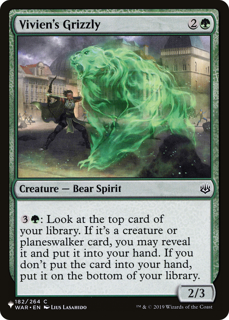 Vivien's Grizzly [LIST 182/264]