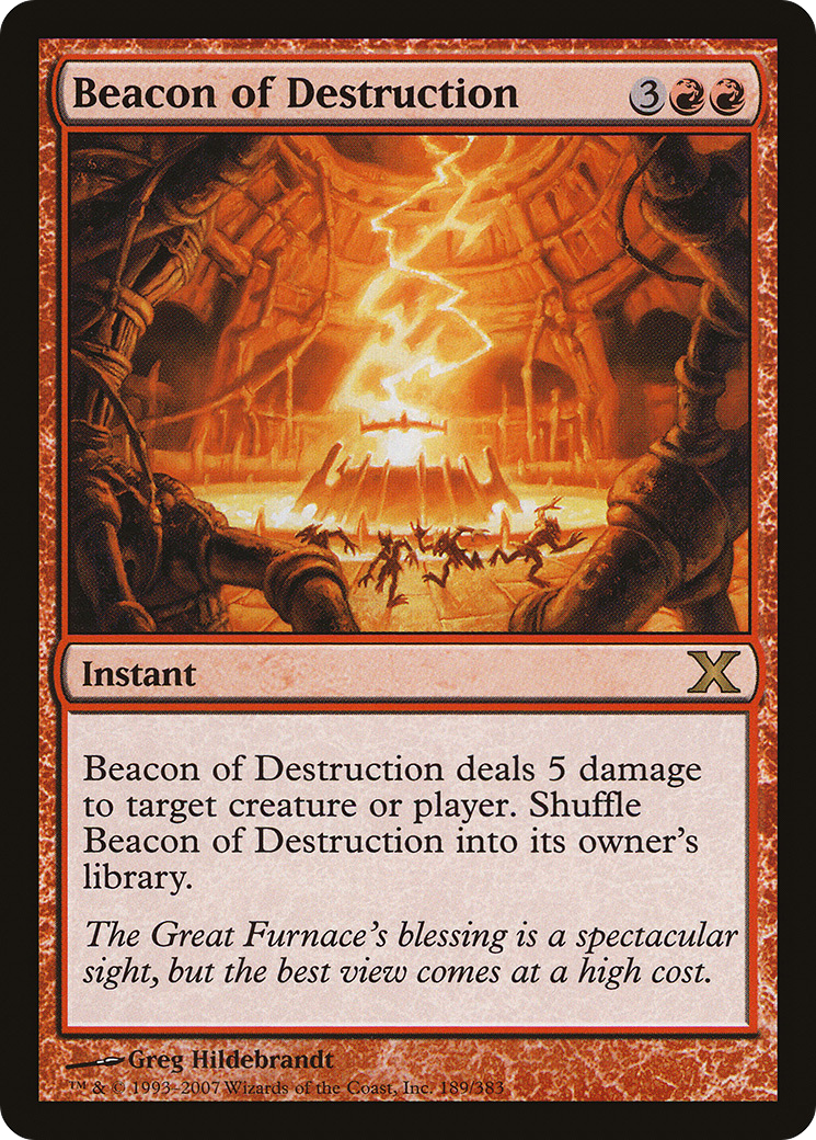 {R} Beacon of Destruction [Tenth Edition][10E 189] - Misty Mountain Games