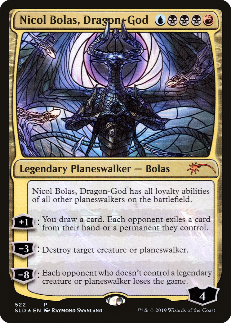 {R} Nicol Bolas, Dragon-God (Secret Lair) [Secret Lair Drop Promos][SLD 522]