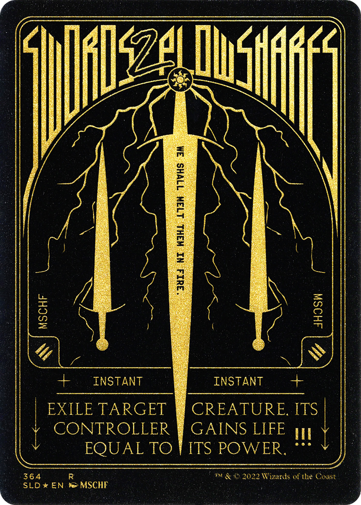 {R} Swords to Plowshares (364) [Secret Lair Drop Series][SLD 364]