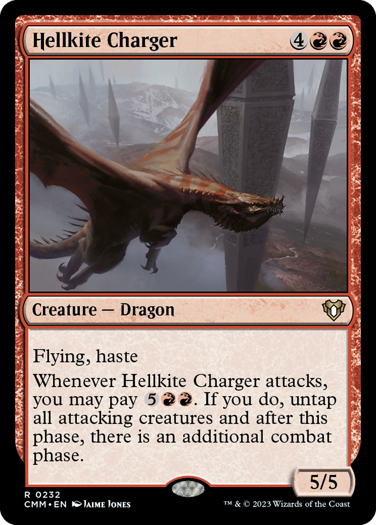 {R} Hellkite Charger [Commander Masters][CMM 232]