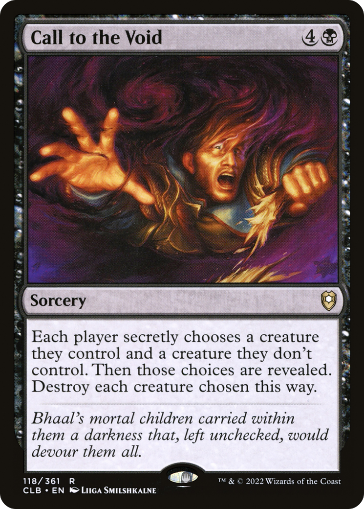 {R} Call to the Void [Commander Legends: Battle for Baldur's Gate][CLB 118]