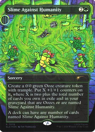 {R} Slime Against Humanity (7078) (Foil) [SLD 7078]