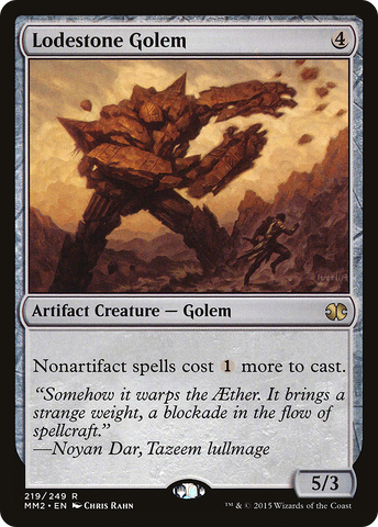 {R} Lodestone Golem [Modern Masters 2015][MM2 219]